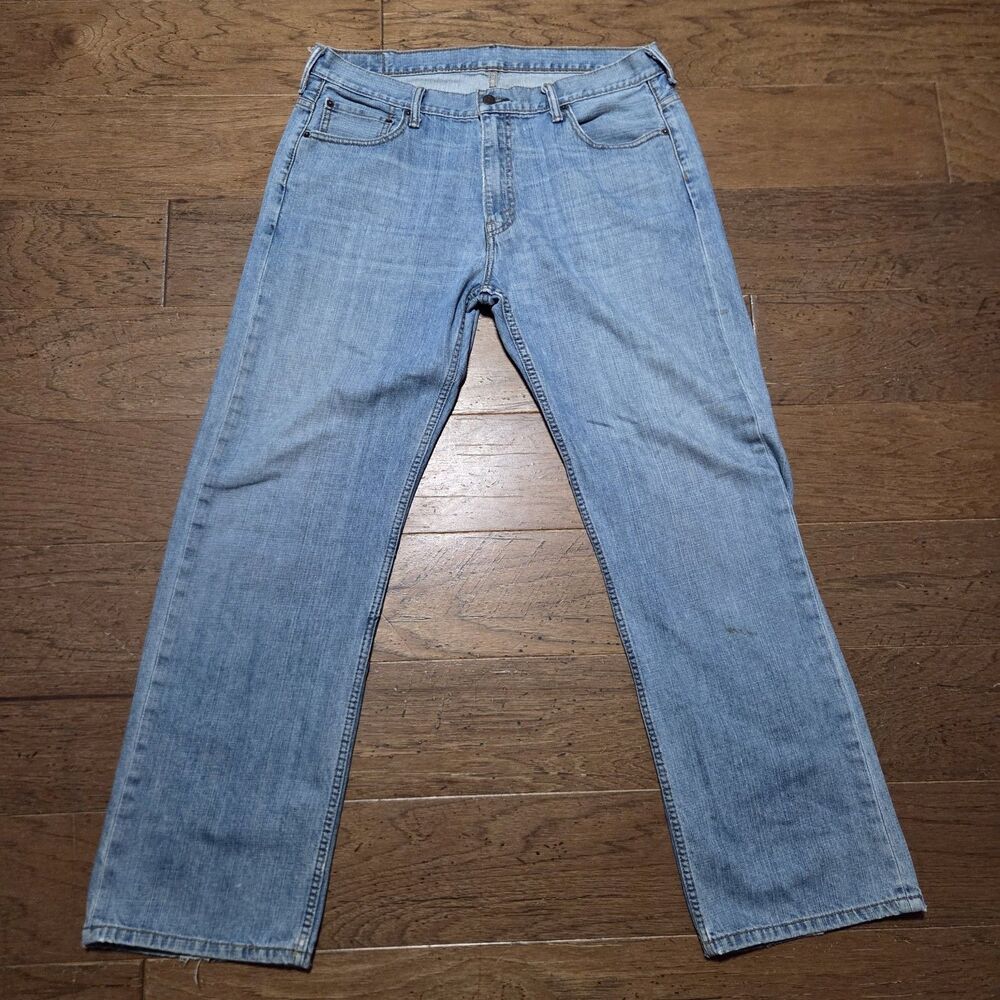Levi's 569 Jeans Mens (38x34) 36x34 Loose Straight Leg Blue Denim Faded Workwear